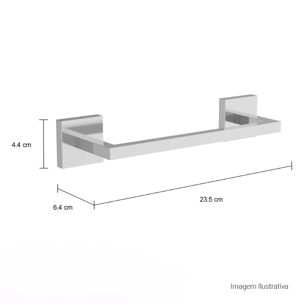 Porta Toalha Barra 20cm Deca Clean 2040.C.020.CLN