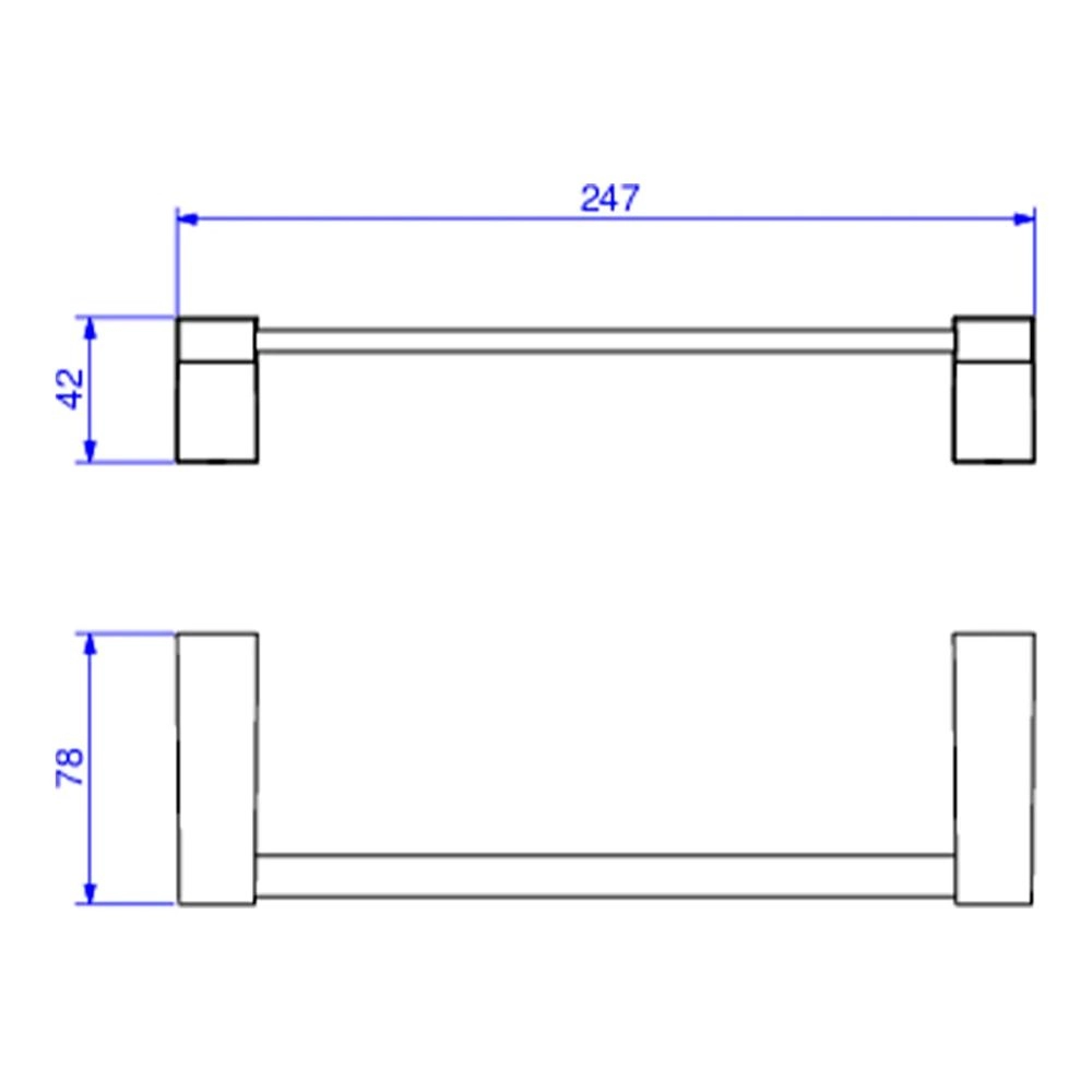 Porta Toalha Barra 20cm Deca Liv 2040.C22.020