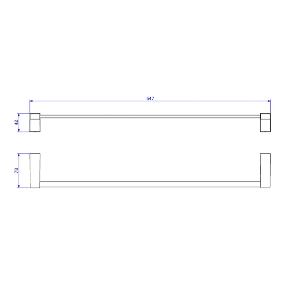 Porta Toalha Barra Liv 50cm Deca Liv 2040.C22.050 Porta Toalha Barra Liv 50cm Deca Liv 2040.C22.050