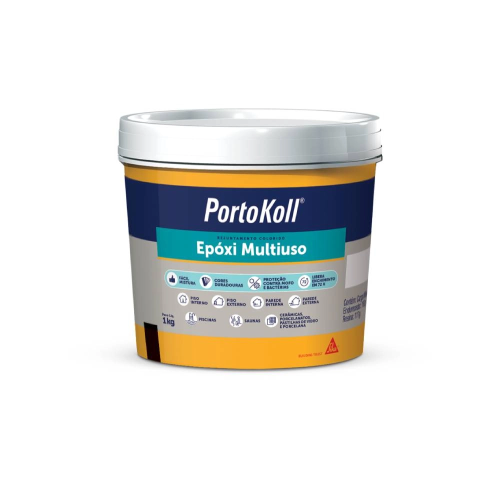 Rejunte Portokoll Epoxi multiuso Branco BD 1kg