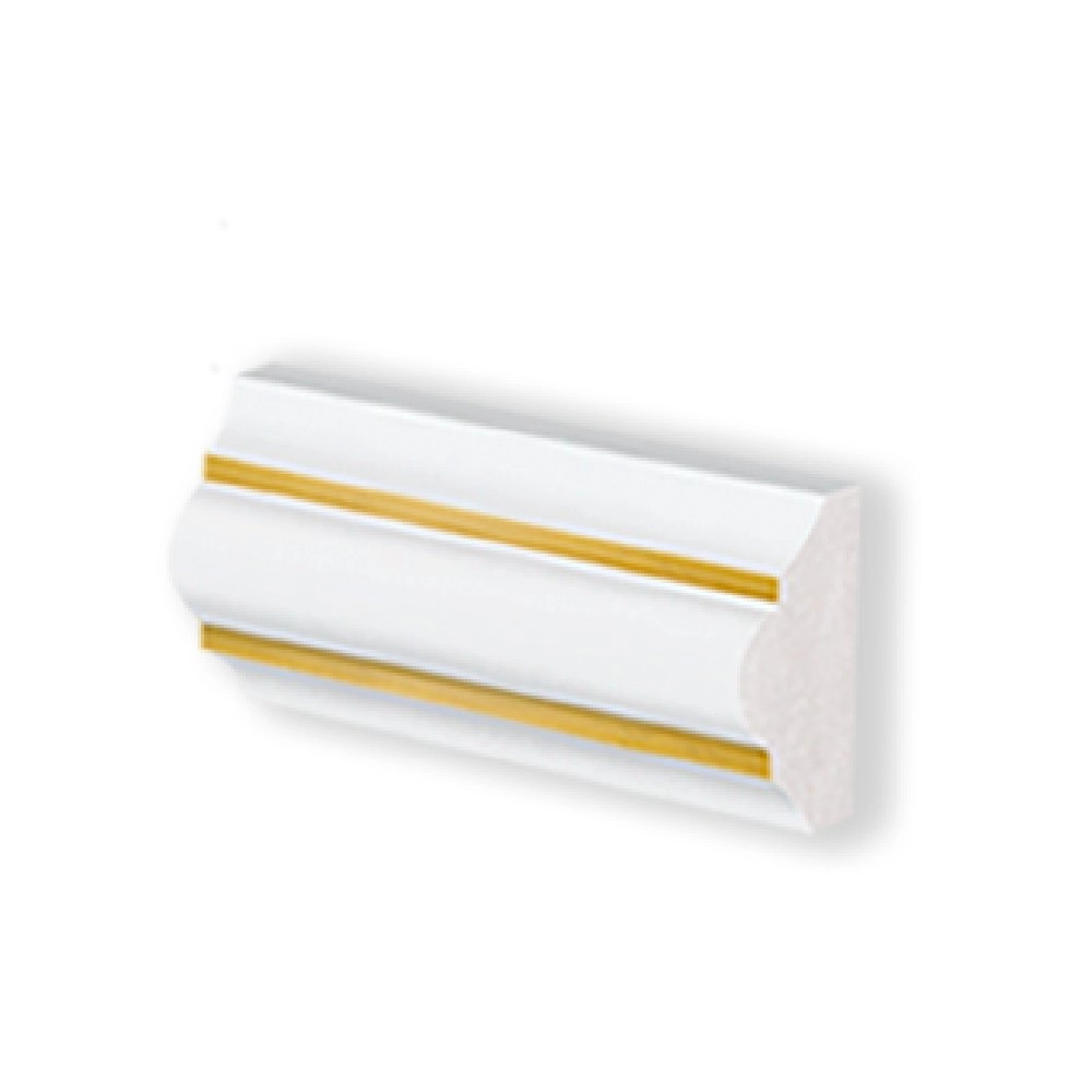 Rodameio Poliestireno Clássico 4x240cm Branco Arquitech