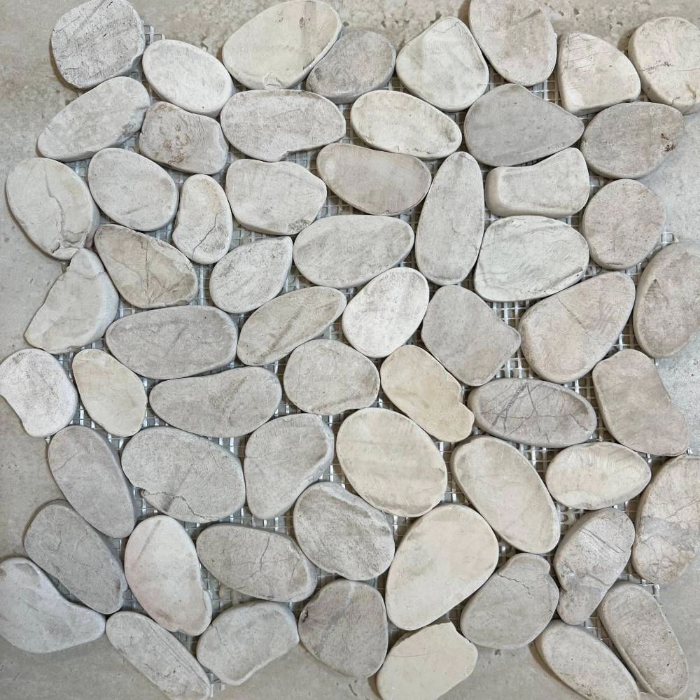 Seixo de Pedra Orna Berlin 30x30 Branca 1 Face PC