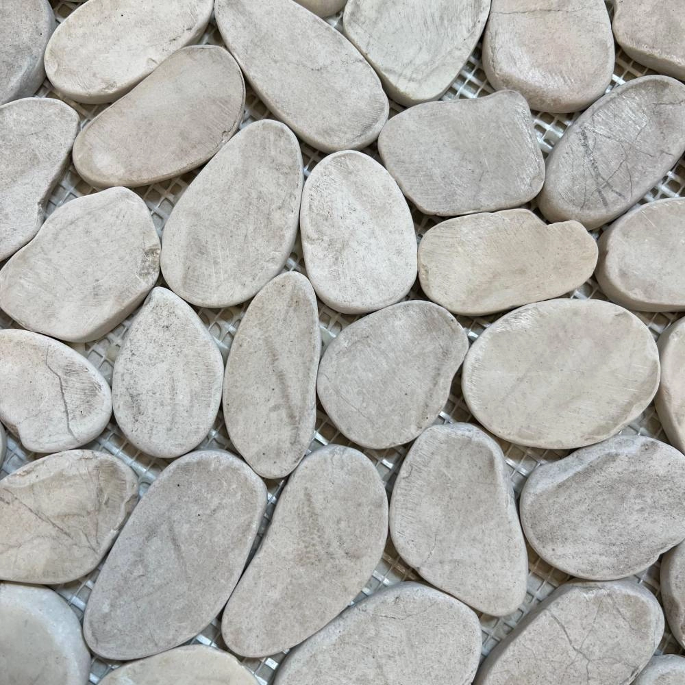 Seixo de Pedra Orna Berlin 30x30 Branca 1 Face PC