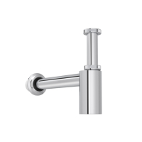 Sifão para Cozinha e Tanque Entrada 1 1/2" / Saída 1 1/2" e 2" Cromado Deca 1680.C.112