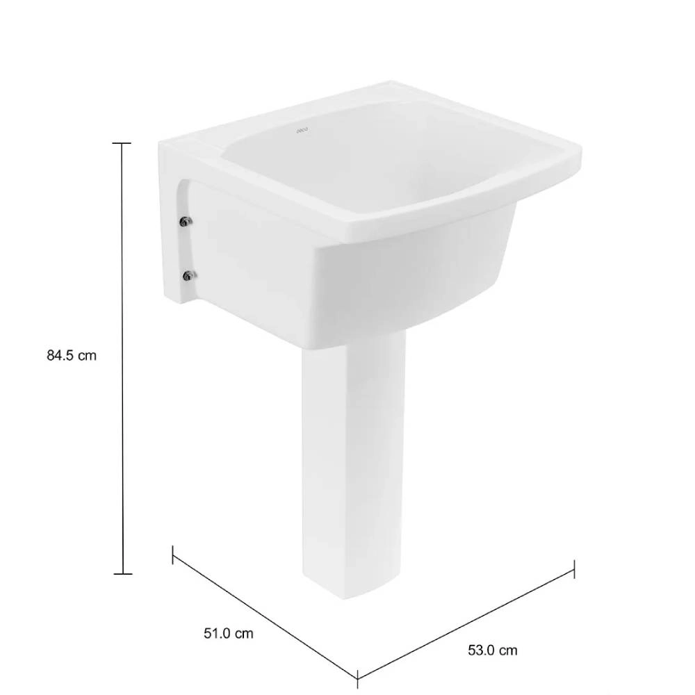 Tanque s/coluna Deca 30 Litros Branco TQ.02.17