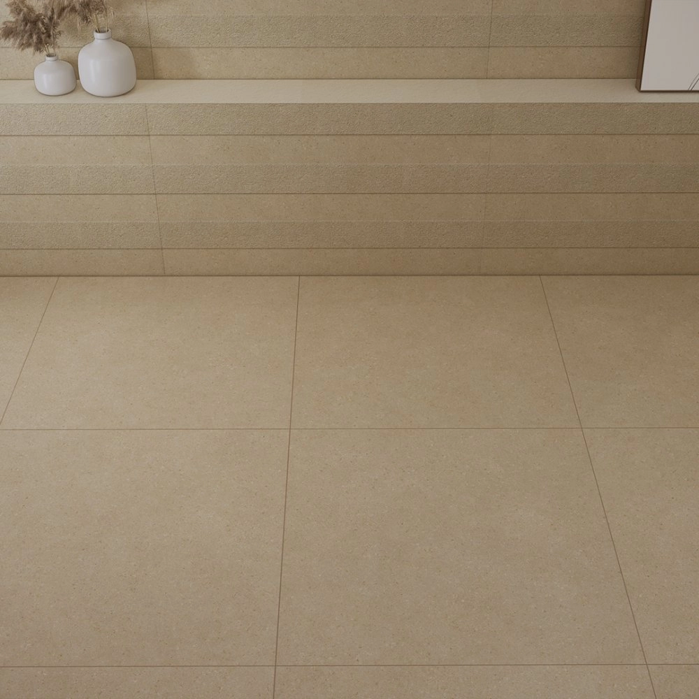 Villagres Porcelanato 108x108 Emanatura Areia Natural Retificado