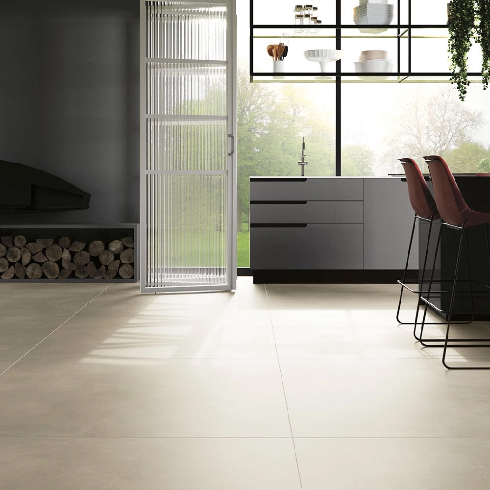 Villagres Porcelanato 123x123 House Beige Externo Retificado