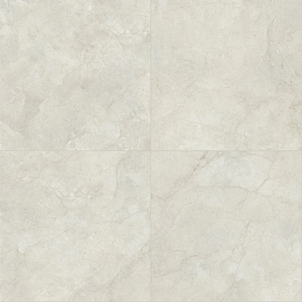 Villagres Porcelanato 123x123 Pietra Di Milos Argento Natural SenseUp Retificado