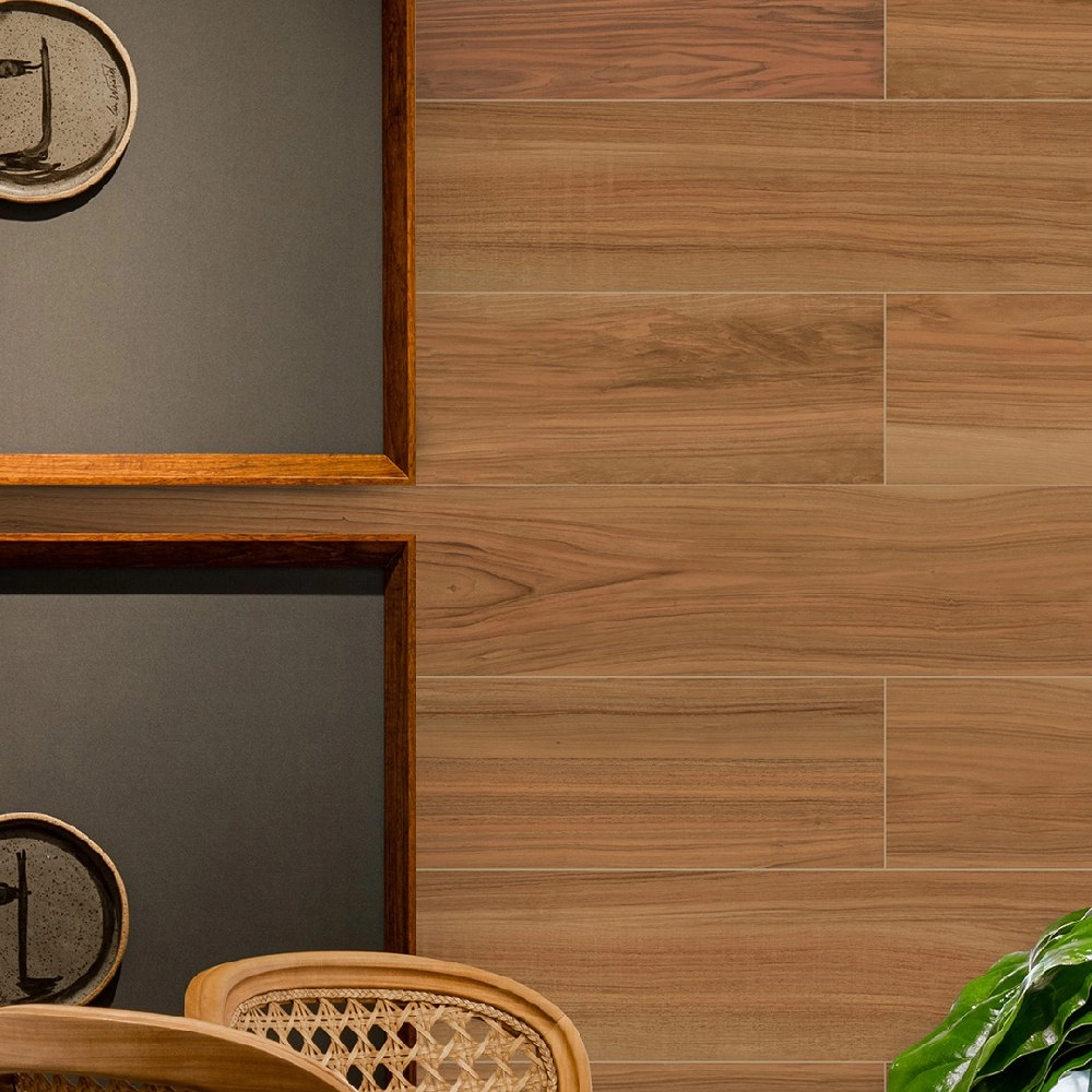 Villagres Porcelanato 20x141,5 Bali Jatobá Natural Retificado