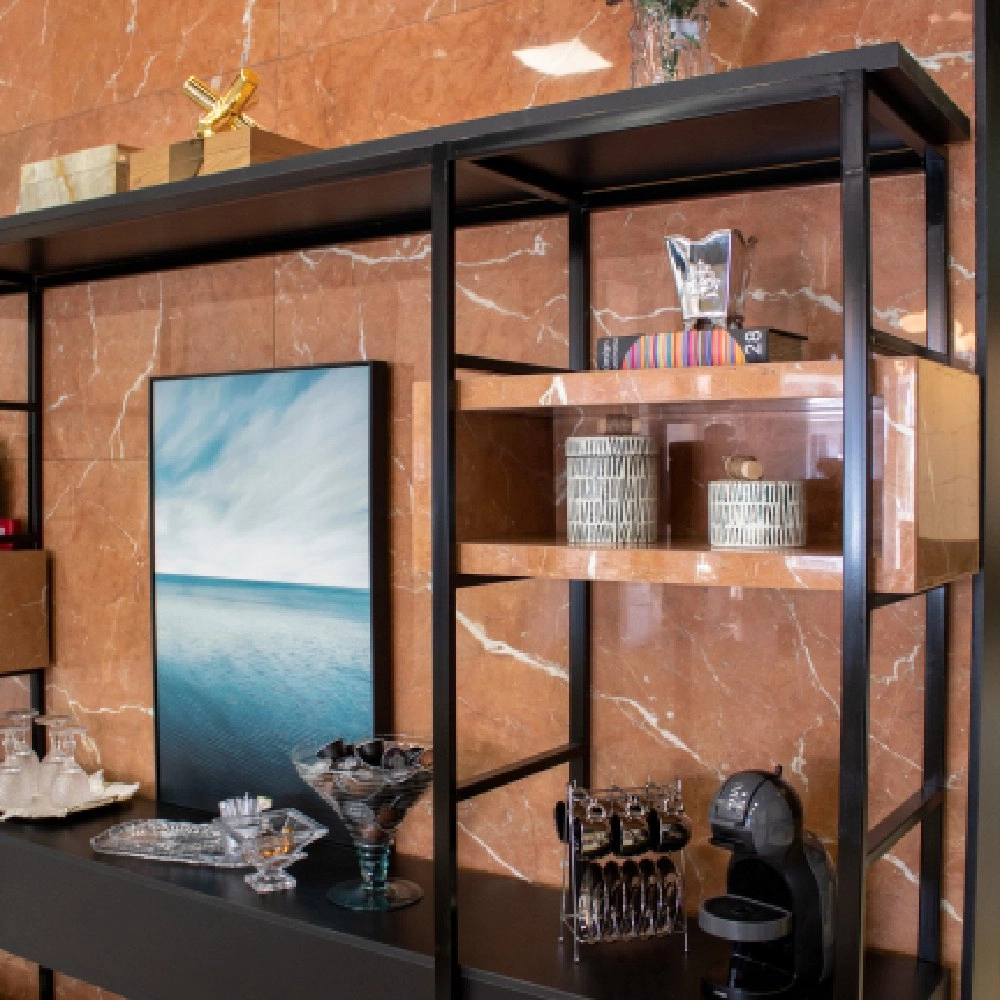 Villagres Porcelanato 80,5x140 Alicante Rosso Politido Retificado Villagres Porcelanato 80,5x140 Alicante Rosso Politido Retificado