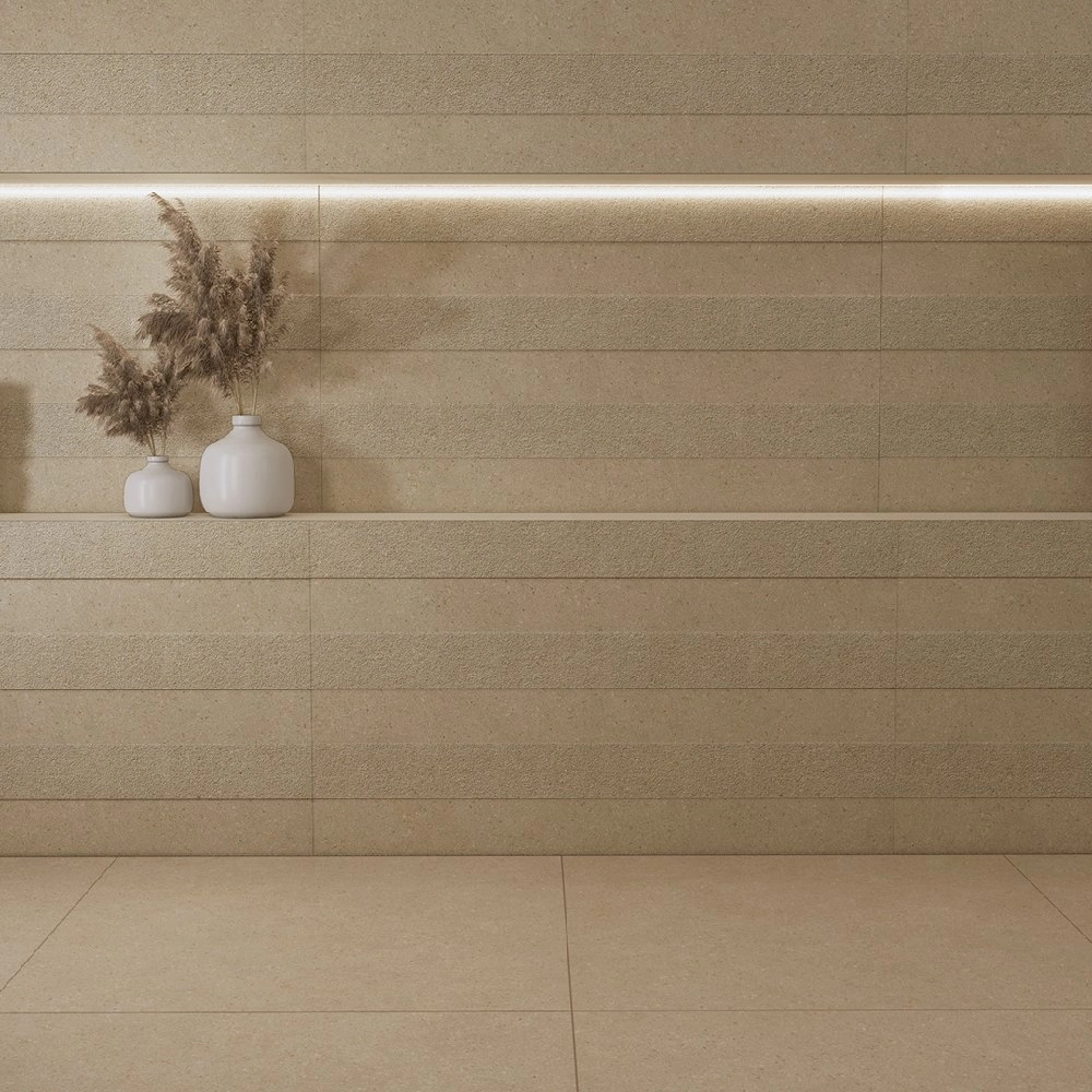 Villagres Porcelanato 80,5x140 Emanatura Argila Decor Retificado